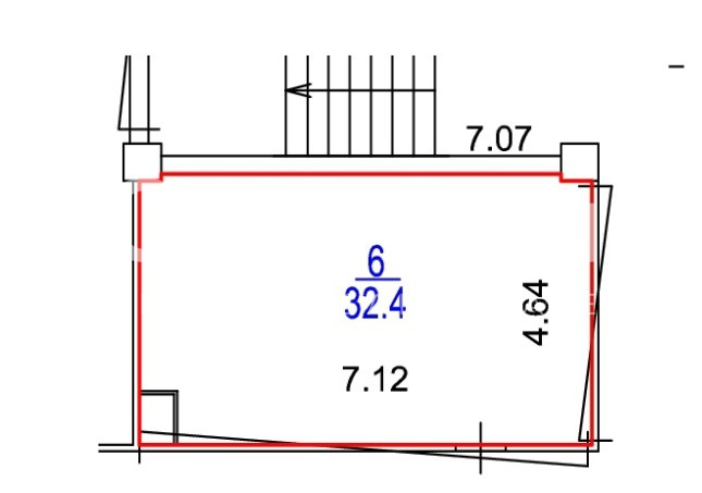 Планировка офиса 31.2-94.9 м², 2 этаж, Бизнес-центр «Омега Плаза»