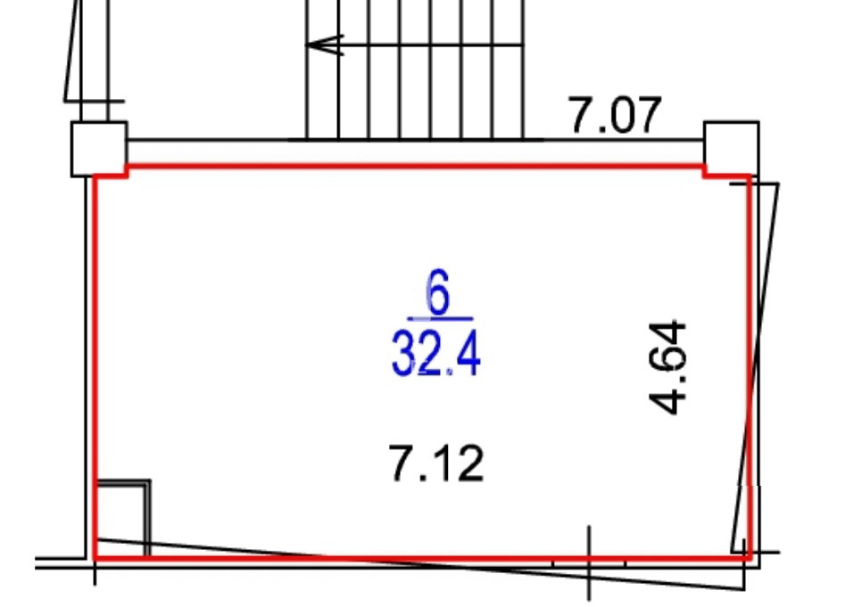 Планировка офиса 31.2-163.9 м², 4 этаж, Бизнес-центр «Омега Плаза»